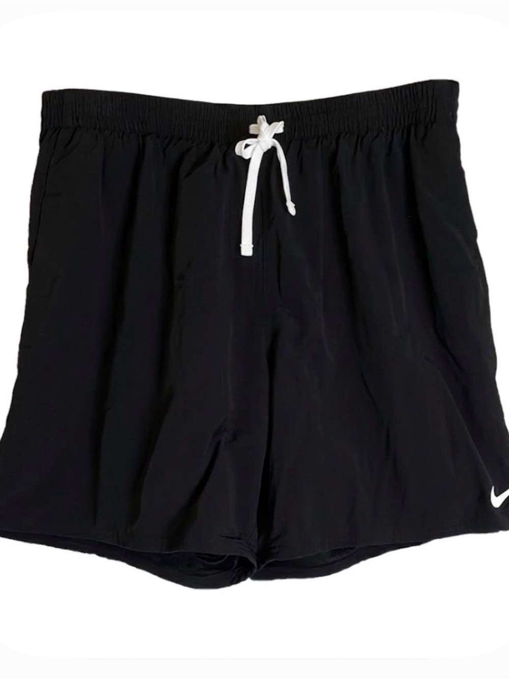 NIKE Drawstring Elastic Waist Shorts, Men’s XXL, Black